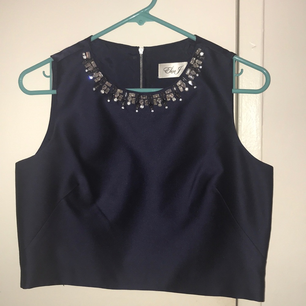 Eliza J crop top